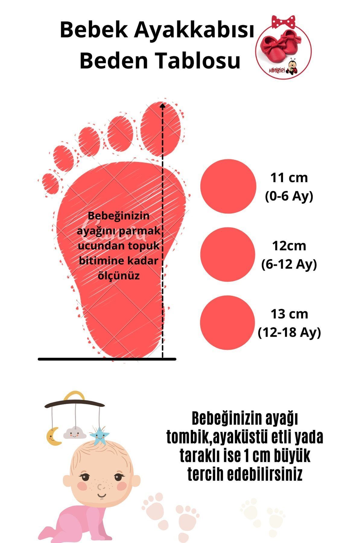 TUĞRA CENTER Baby Tuğra El Yapımı Bağcıklı Makosen Patik Bebek Ayakkabı - Kahve fotoğrafı 4 (önizleme)