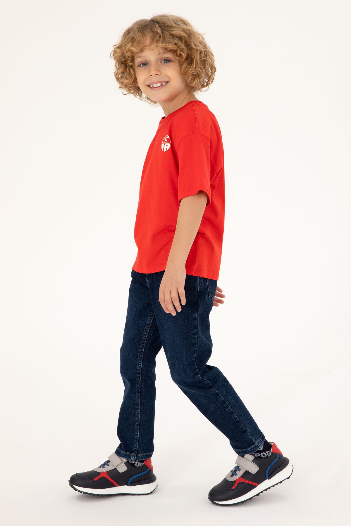 U.S. Polo Assn.-Boy's Red Basic T-Shirt 50295503 -Vr030 2