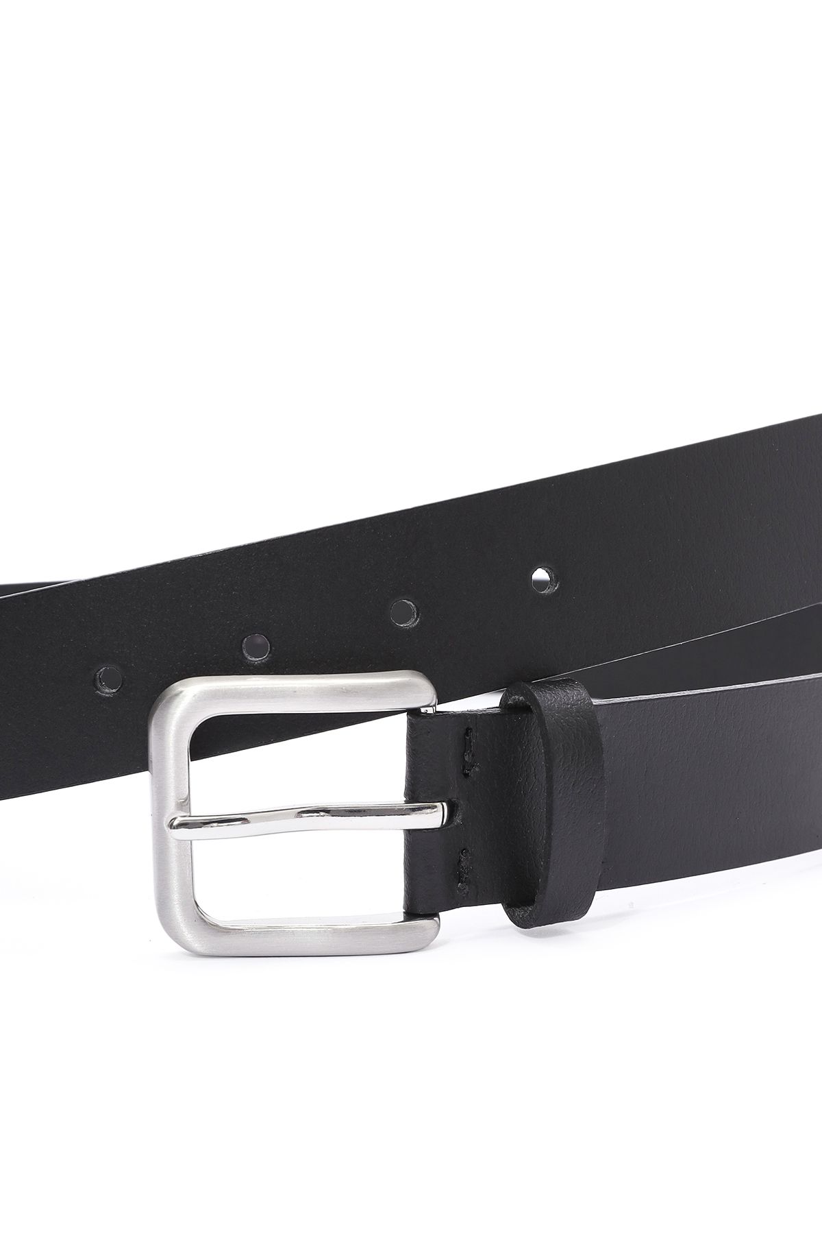 Derimod-Men's Black Leather Belt 000A2D 1305518 4