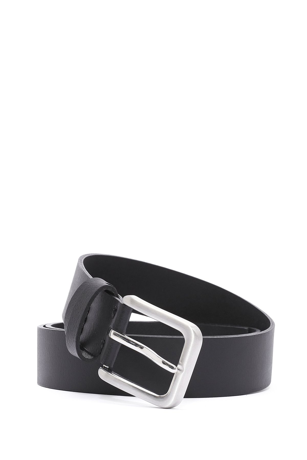 Derimod-Men's Black Leather Belt 000A2D 1305518 1