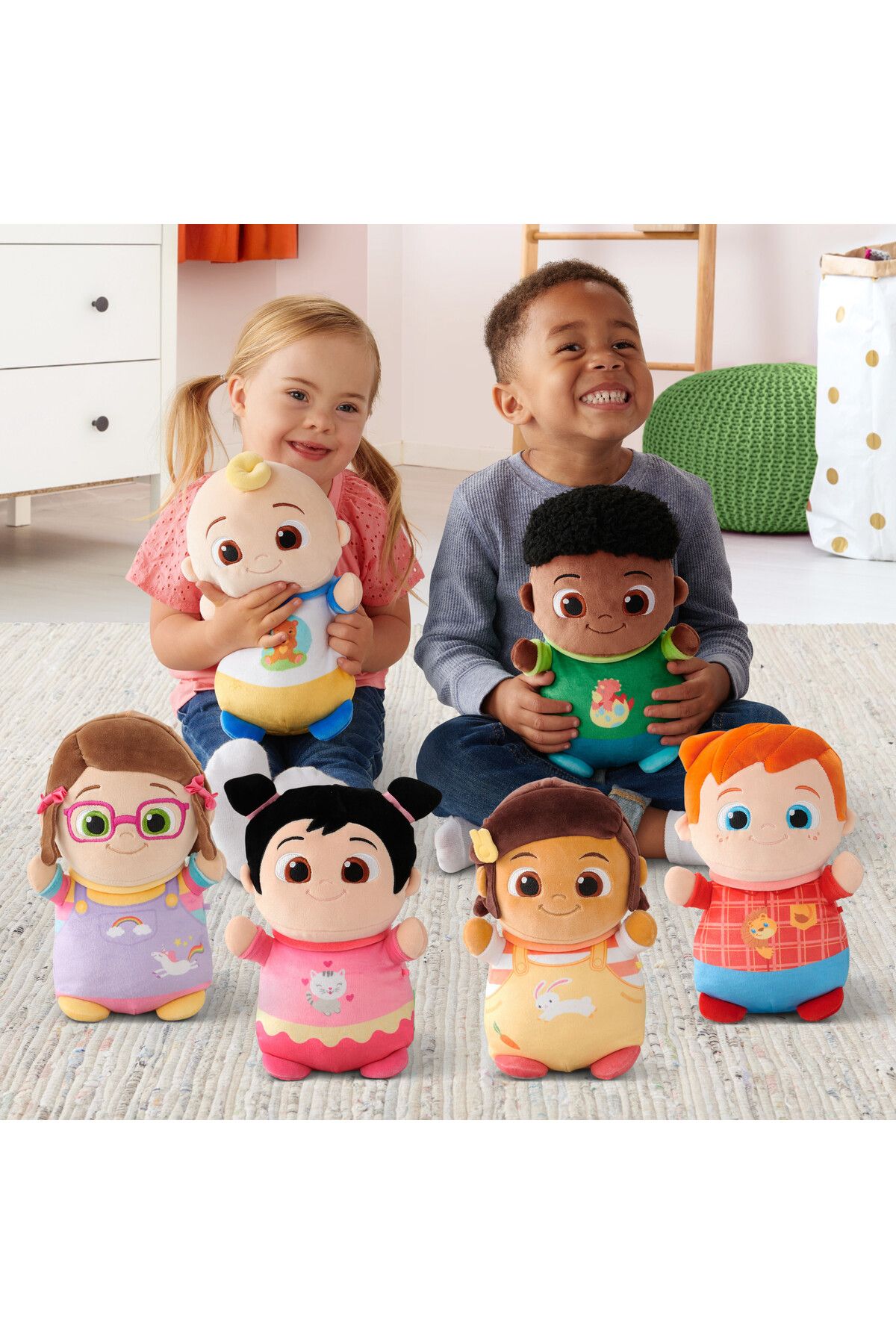 Cocomelon-Squishmallows Hugmees, Assorted (Character May Vary) 7