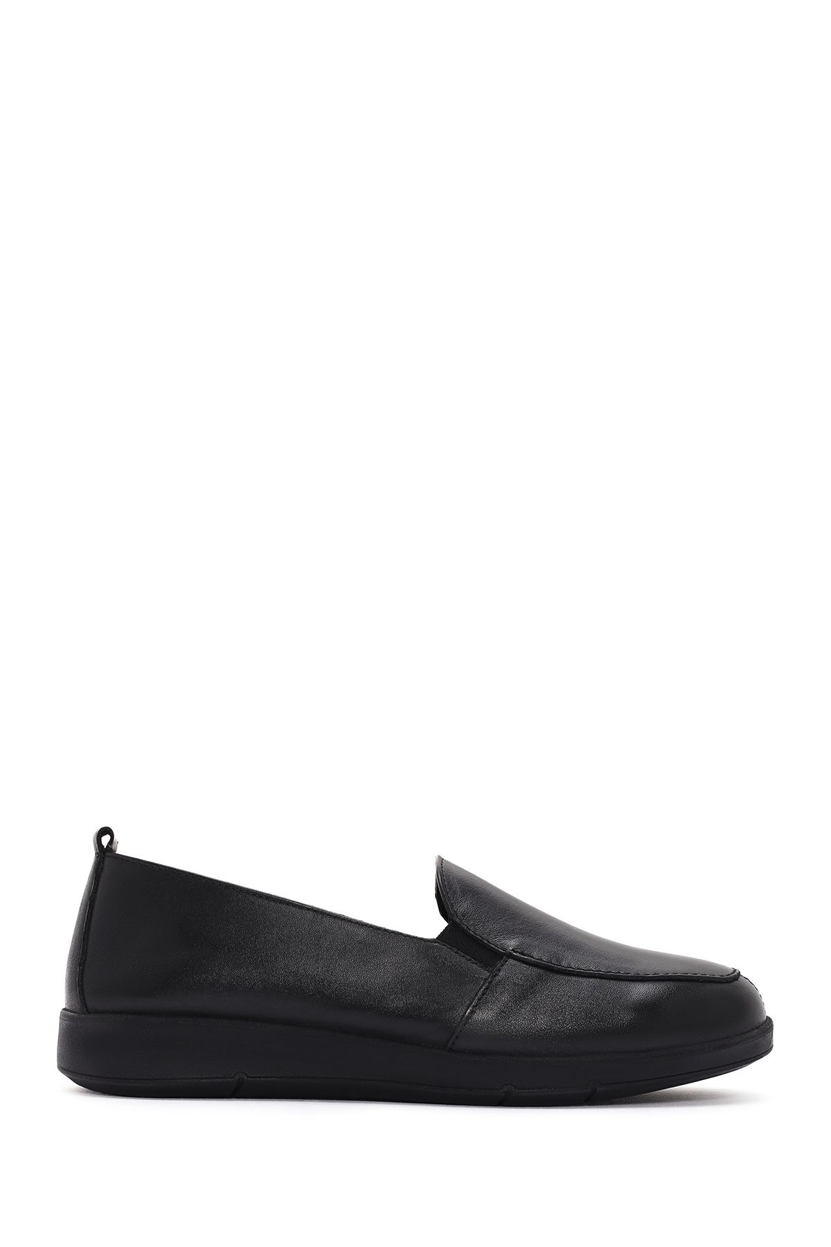 Derimod Kadın Siyah Deri Comfort Loafer 25SFD410018