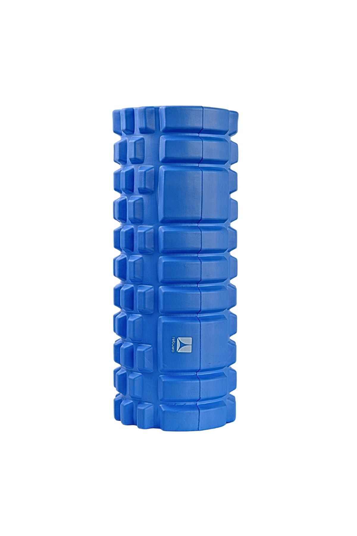 Rebuwo Yüksek Yoğunlukta Orta Sert Deluxe Foam Roller Pilates Masaj Rulosu Tırtıklı Yoga Roller