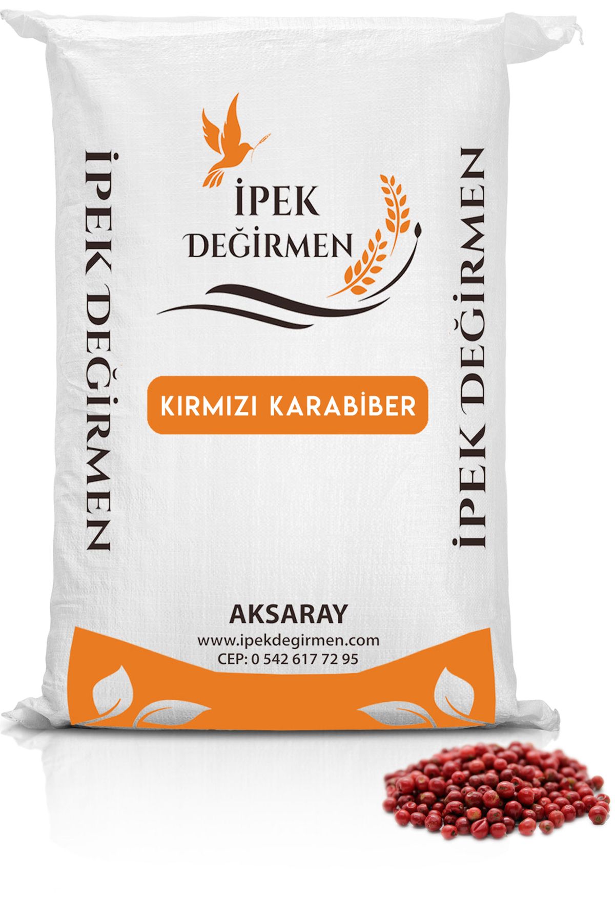 İpek Değirmen 250 Gr Katkısız Doğal Kırmızı Tane Karabiber