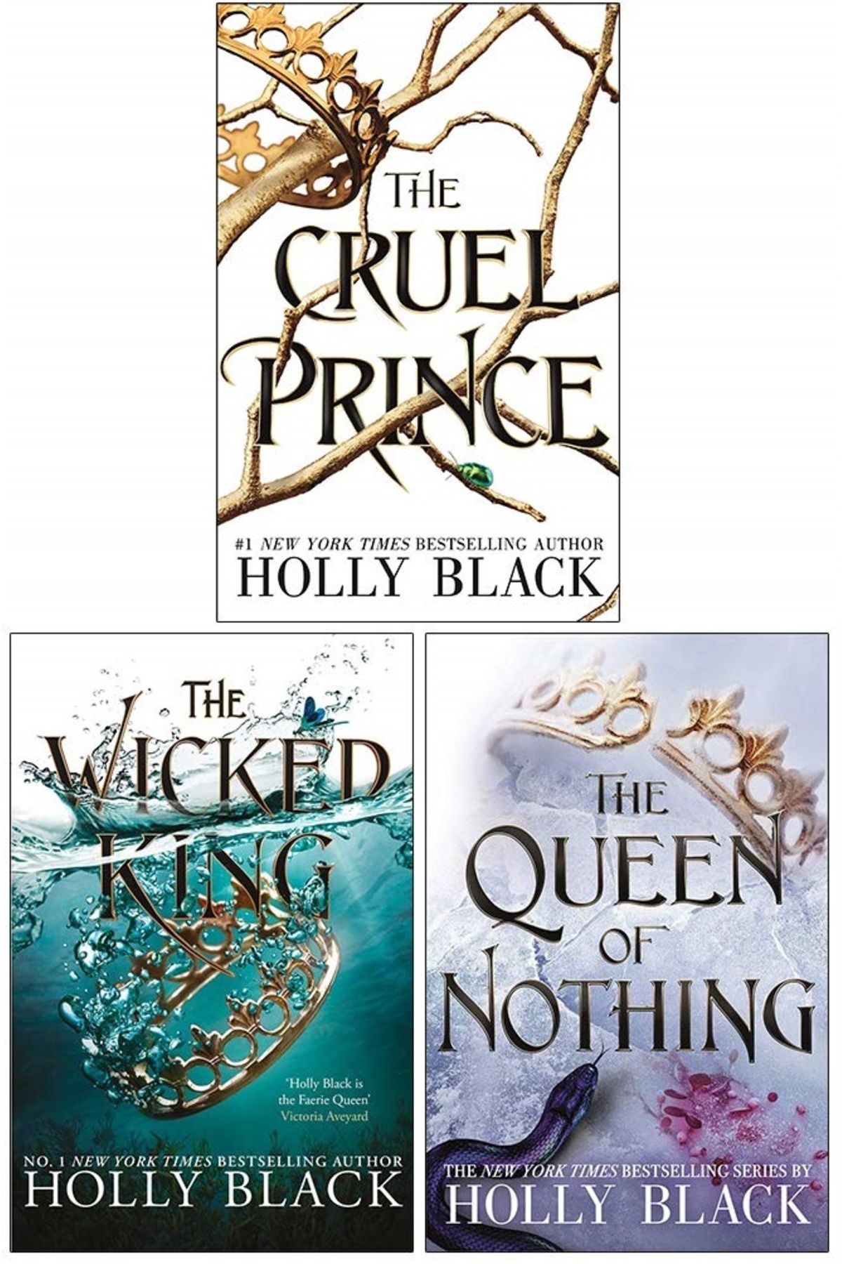 Penguin Books 3 Books Set - The Cruel Prince , The Wicked King , The Queen of Nothing - Holly Black