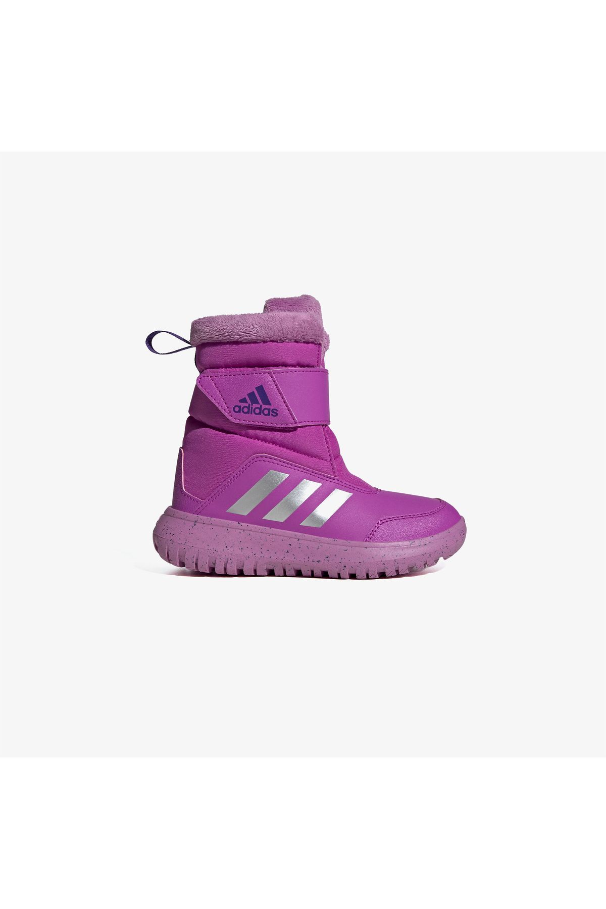 adidas-Winterplay C Kids Purple Outdoor Boots 1