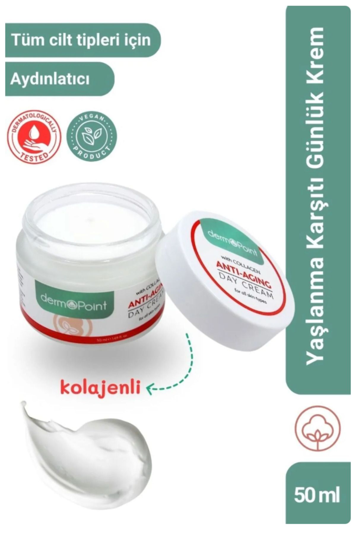 Baby Point Dermopoint Kolajen Peptit Kırışıklık Karşıtı Anti-aging Etkili Günlük Bakım Kremi 50 ml