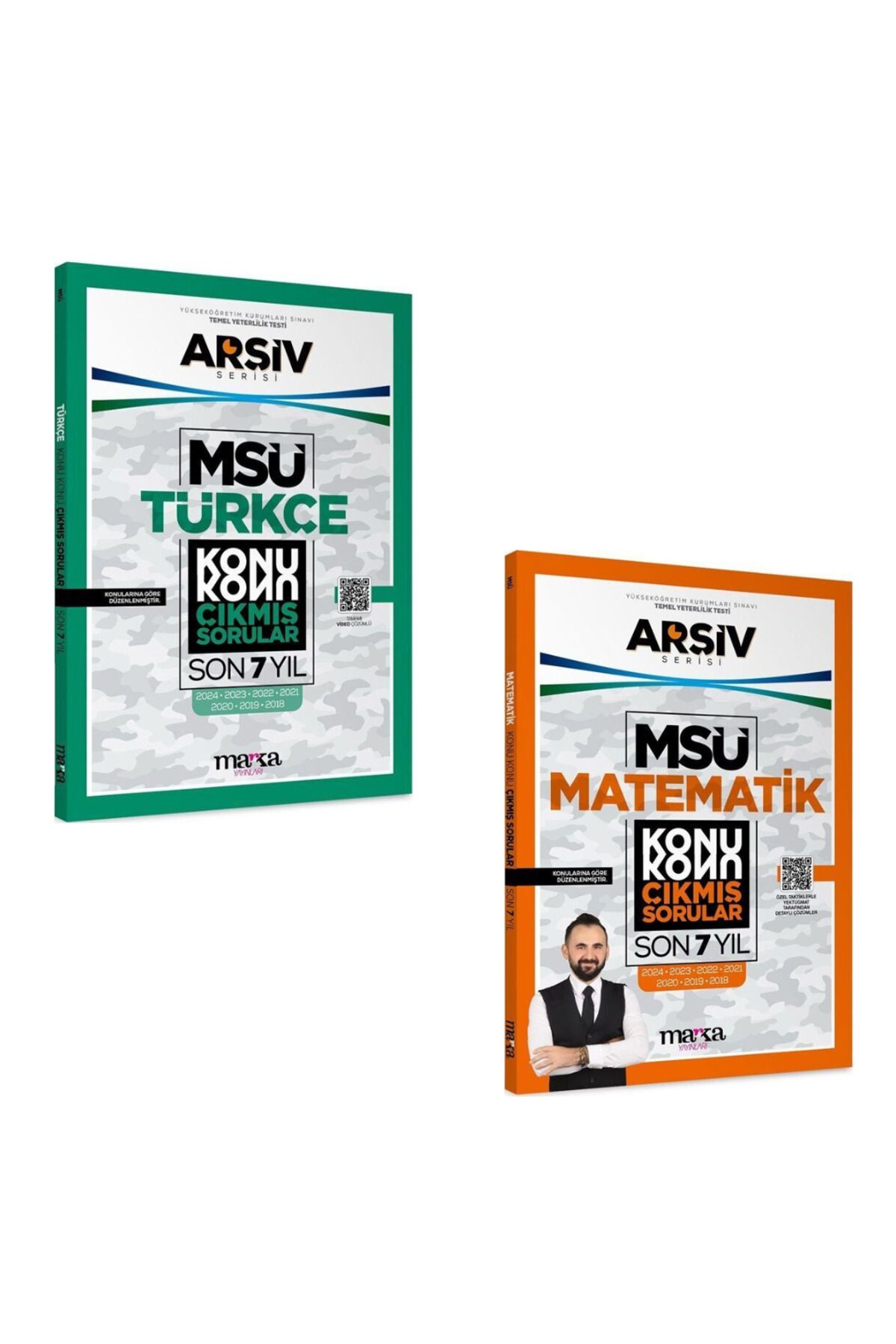 Çap Yayınları 2025 MSÜ Türkçe ve Matematik  ARŞİV Serisi Konu Konu Son 7 Yıl Çıkmış Sorular