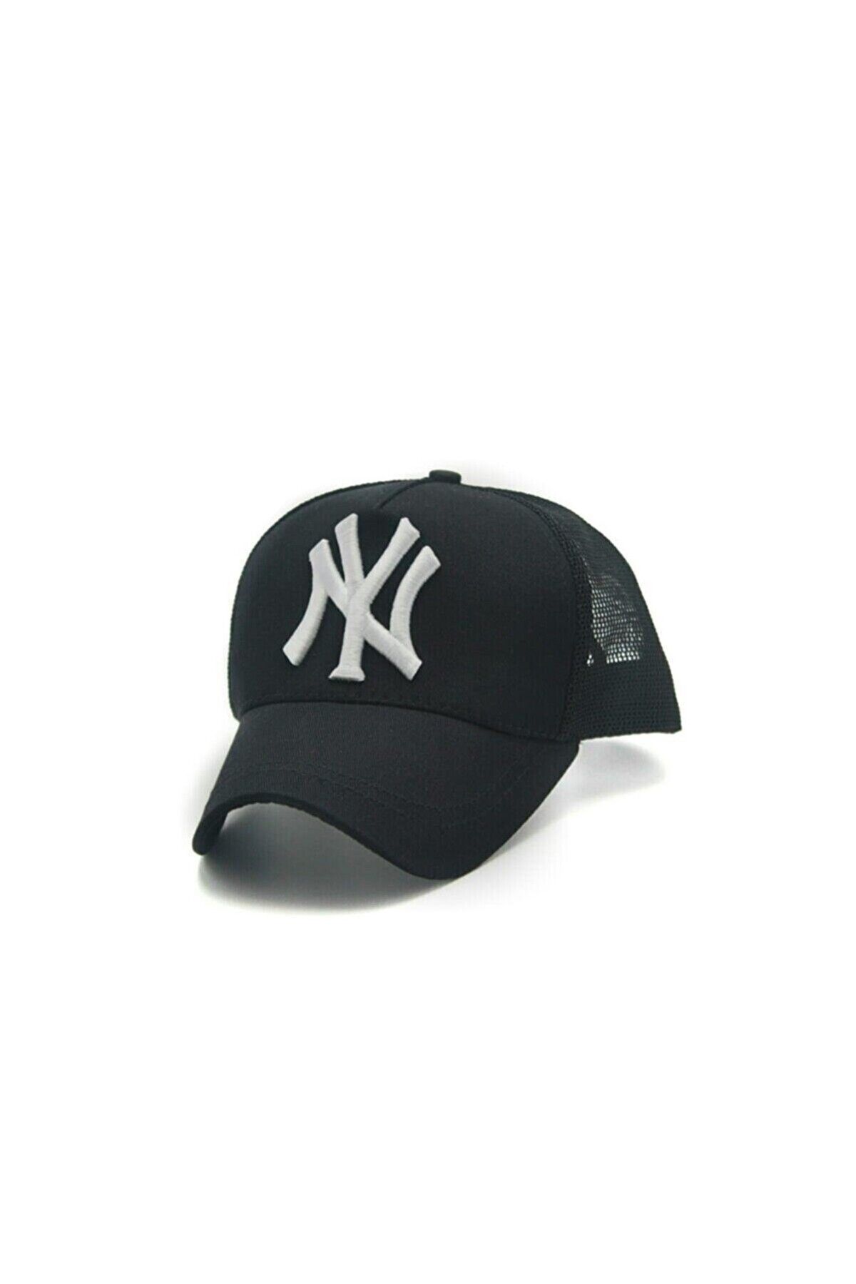 ergül çanta Ny Cap Yankees Siyah Fileli  Unisex Şapka