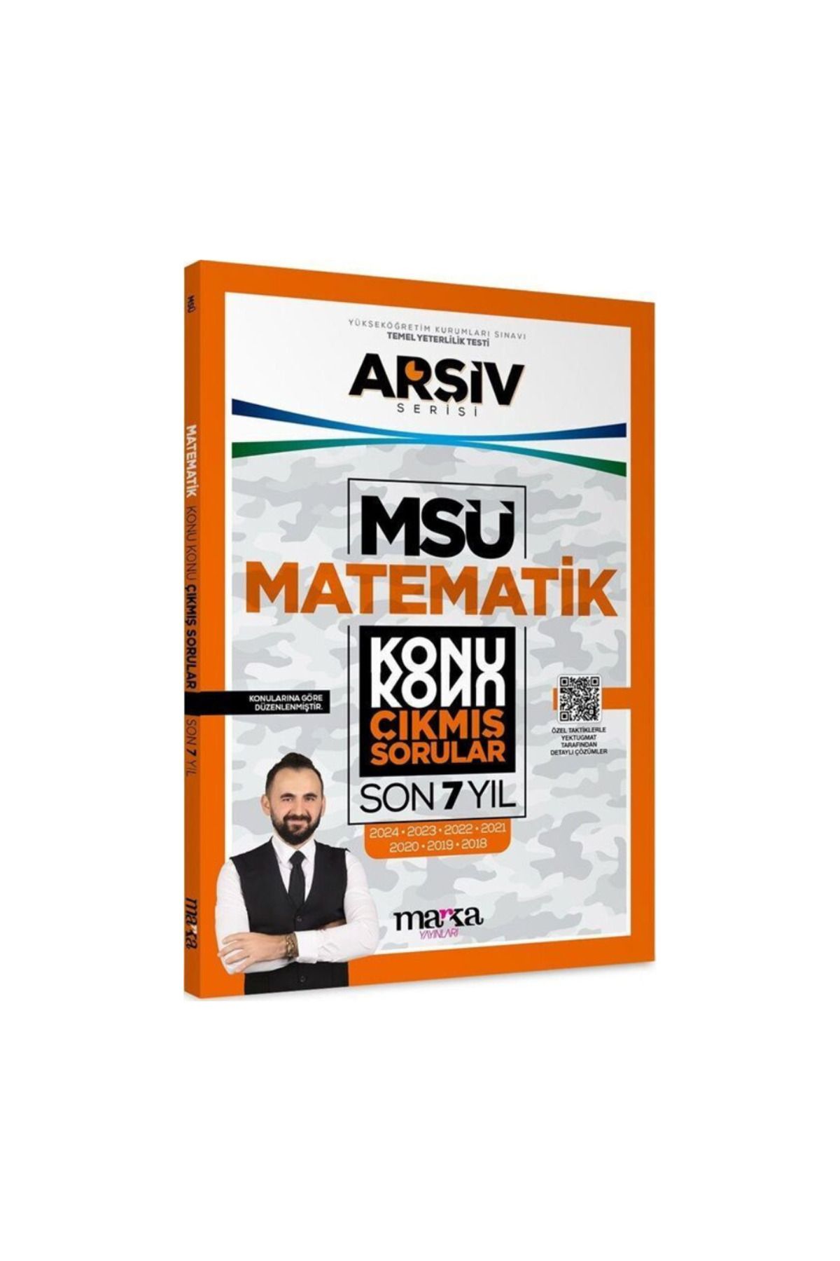 Çap Yayınları 2025 MSÜ Matematik ARŞİV Serisi Konu Konu Son 7 Yıl Çıkmış Sorular