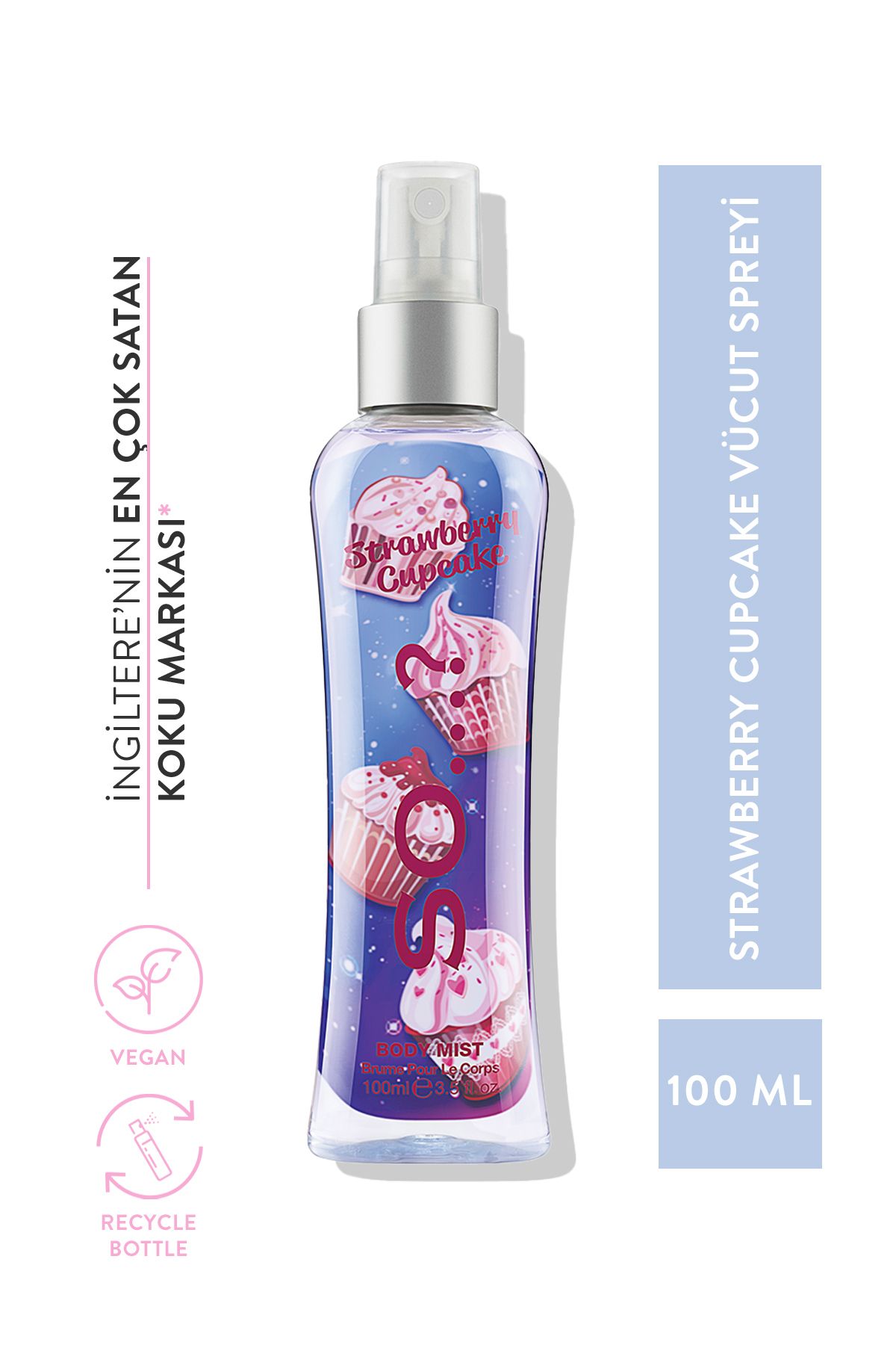 So Fragrance So...? Strawberry Cupcake Vücut Spreyi 100 ML