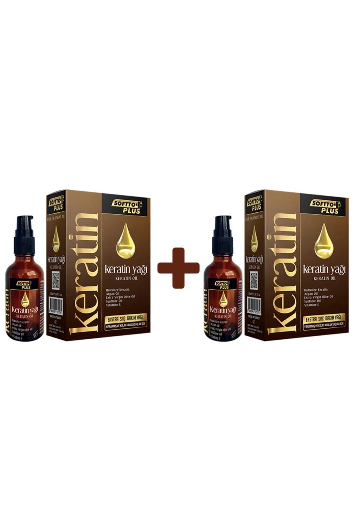 Softto Plus 2'li Keratin Yağı (2x50ml)