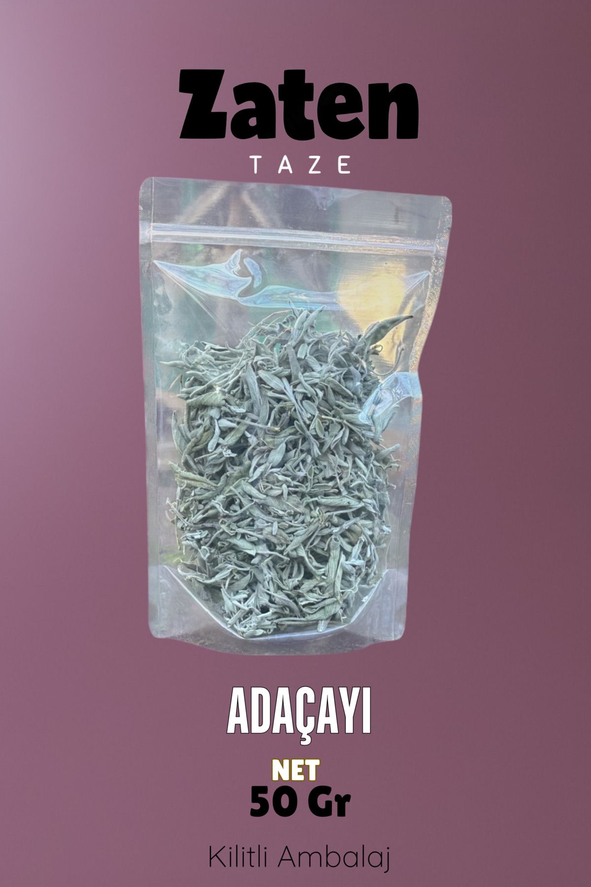 Zaten Taze Adaçayı Sıyırma 50 Gr Ada Çayı Sage Tea Salvia Officinalis