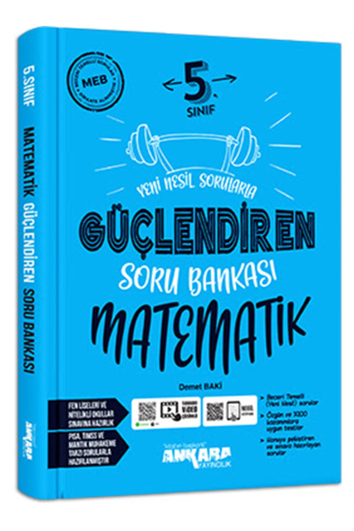 Kırtasiye seti ve Ankara Yayıncılık 5.sınıf Matematik Güçlendiren Soru Bankası Kırtasiye seti ve Ankara Yayıncılık 5.sınıf Matematik Güçlendiren Soru Bankası