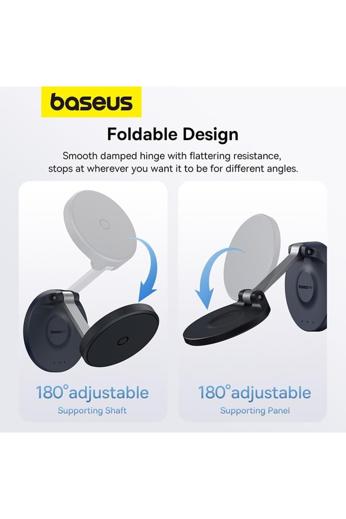 Baseus-MagPro Series Magnetic Car Phone Holder, 180° Adjustable Magnetic Phone Holder Mount 6