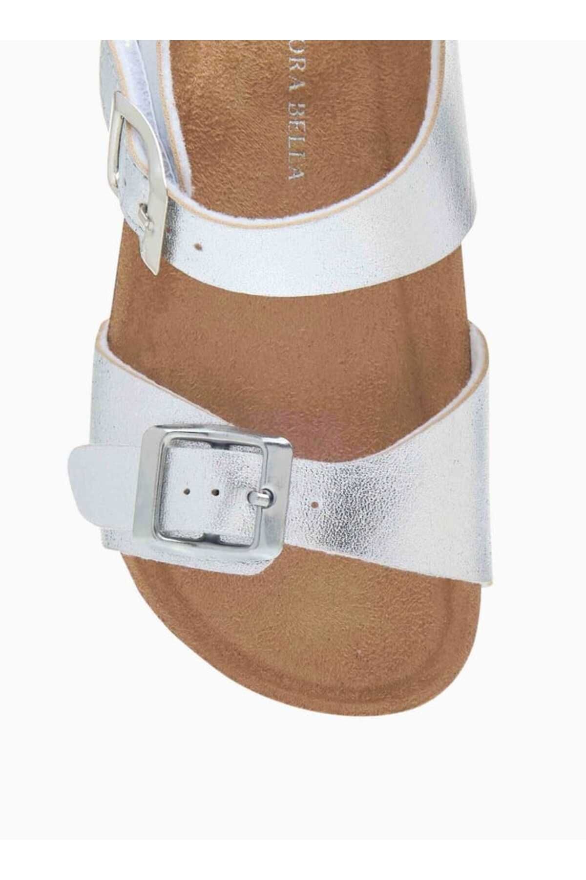 Flora Bella by Shoexpress-Flora Bella Solid Sandals with Hook and Loop Closure 3