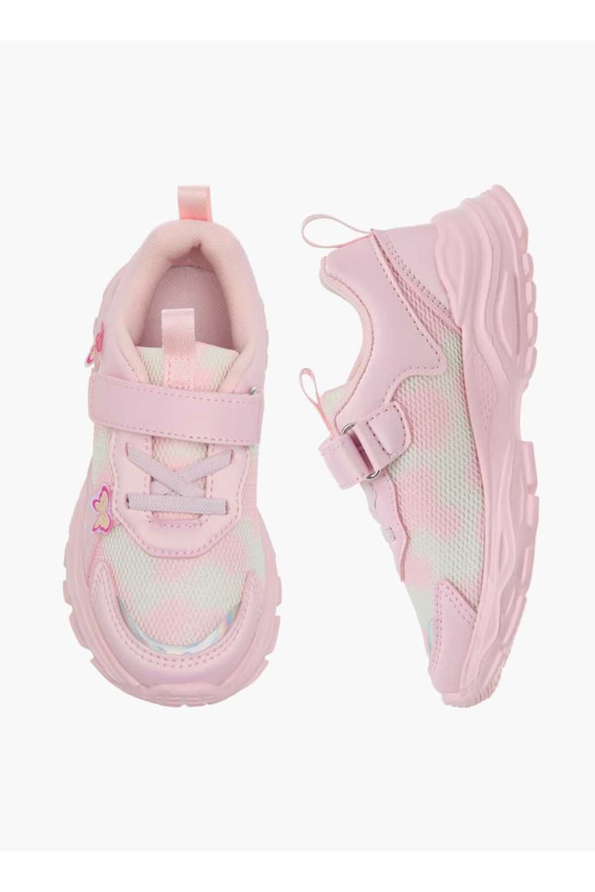 Flora Bella by Shoexpress-Flora Bella Ombre Print Sneakers with Hook and Loop Closure 1