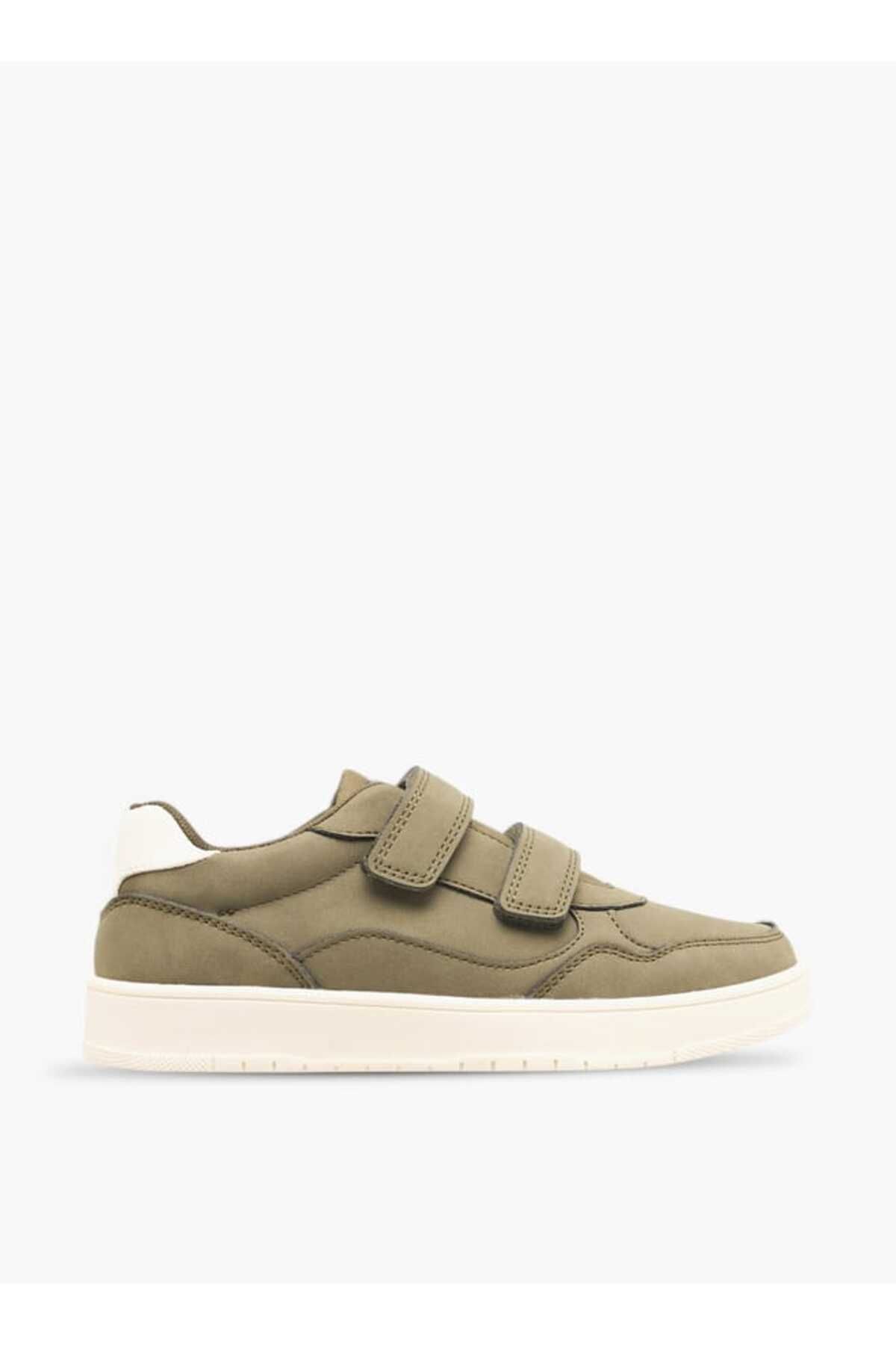 Mister Duchini-Panelled Sneakers with Hook and Loop Closure 4