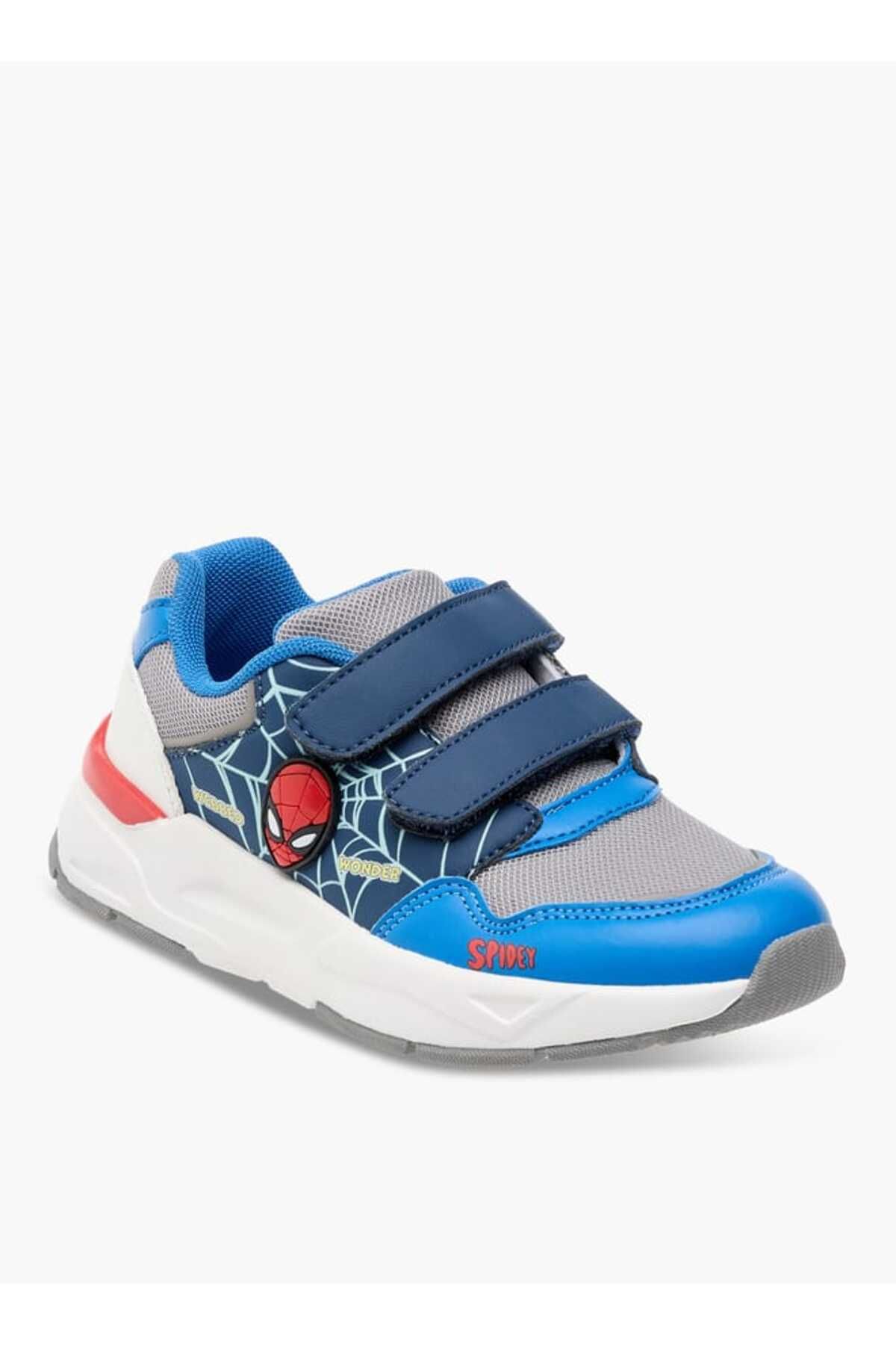 Marvel-Spider-Man Embossed Sneakers with Hook and Loop Closure 2