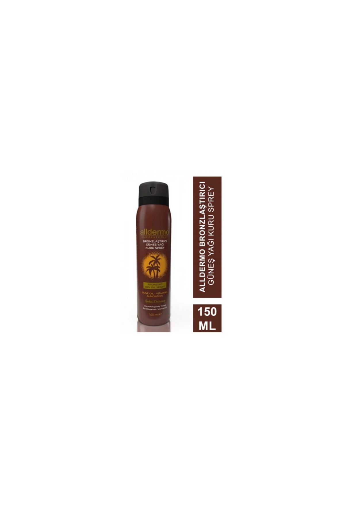 Alldermo BRONZİNG DRY OIL AEROSOL SPREY 150 ML