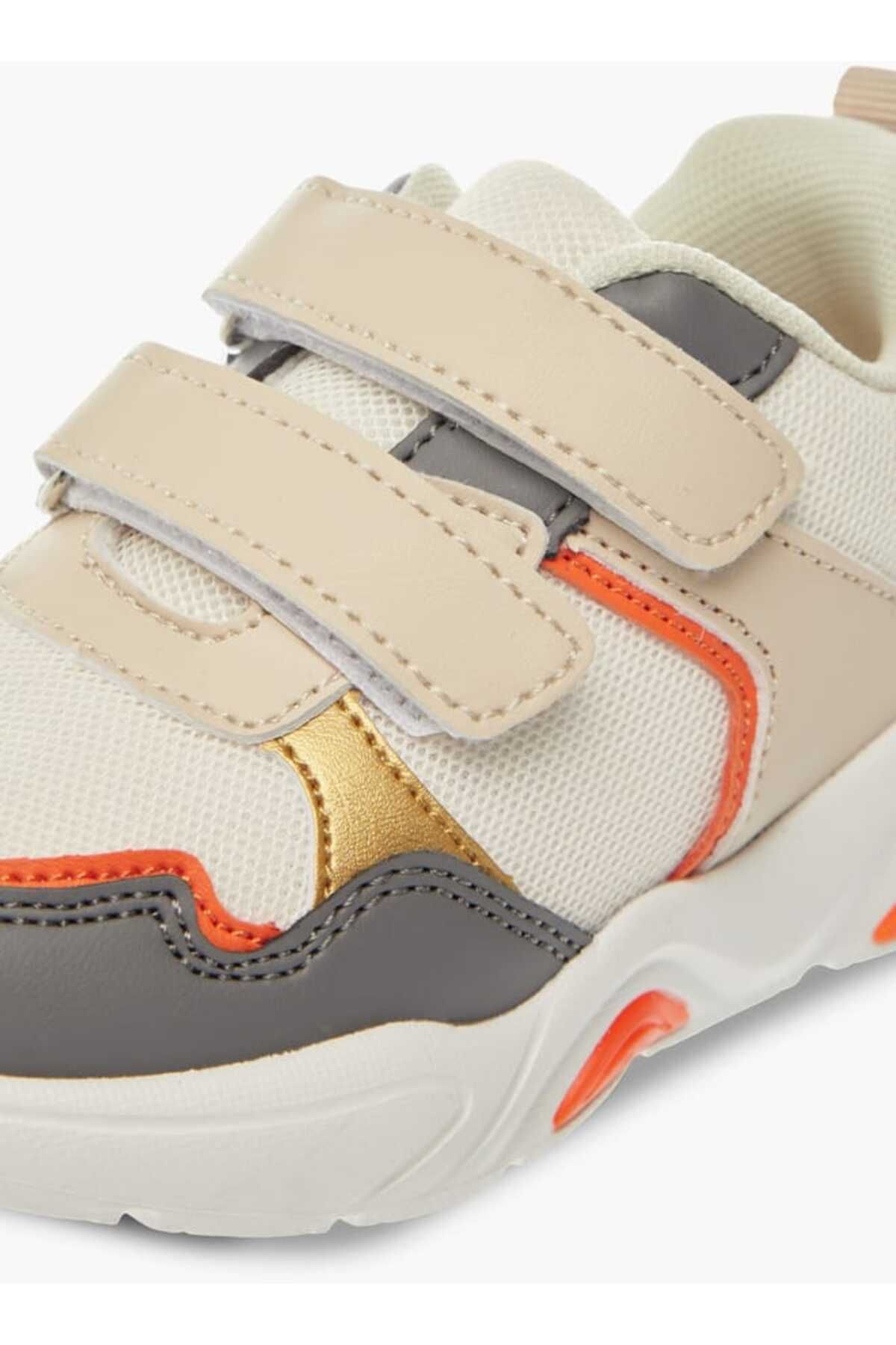 LBL by Shoexpress-Panelled Sneakers with Hook and Loop Closure 5