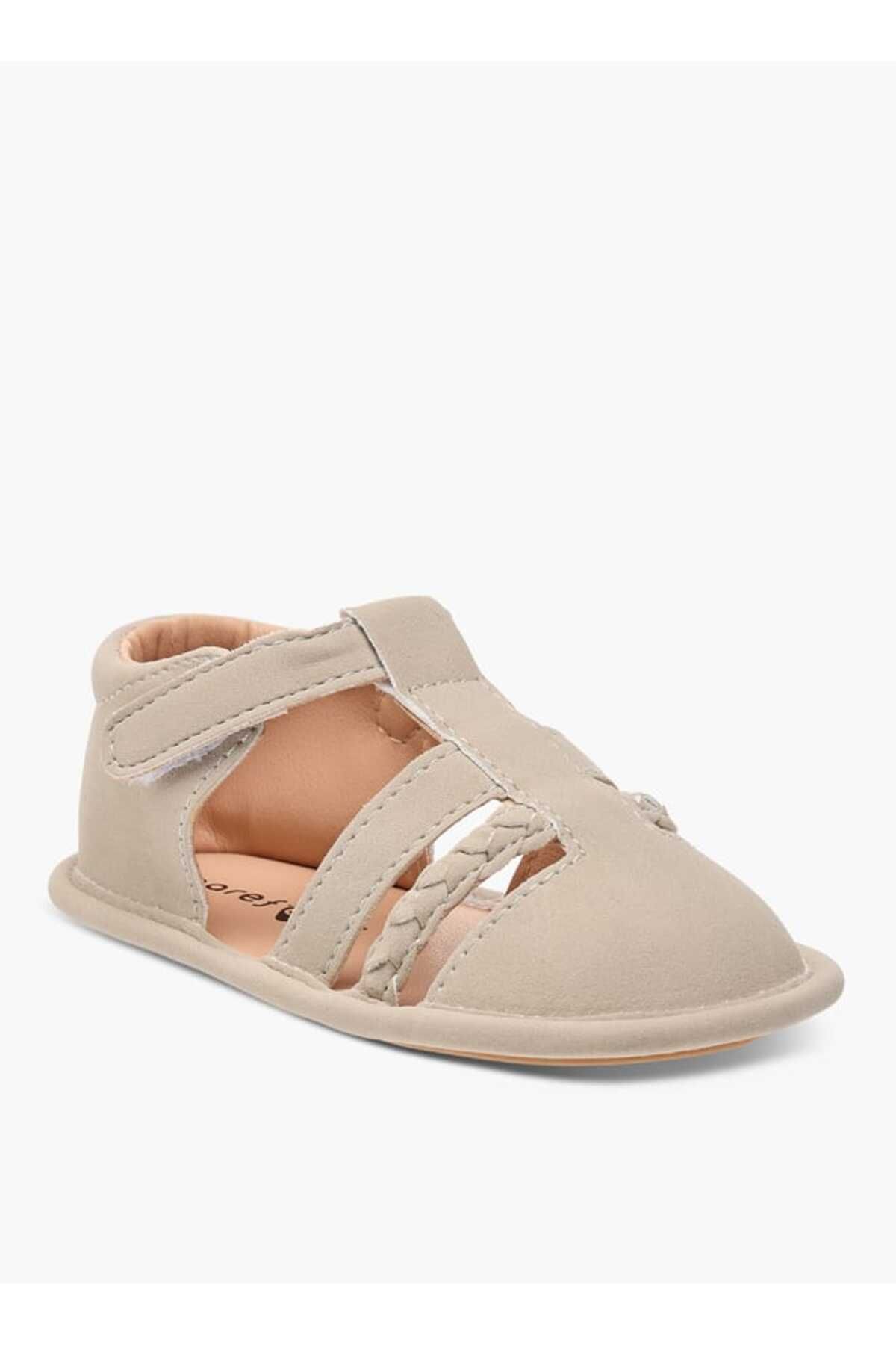 Barefeet-Textured Booties with Hook and Loop Closure 2