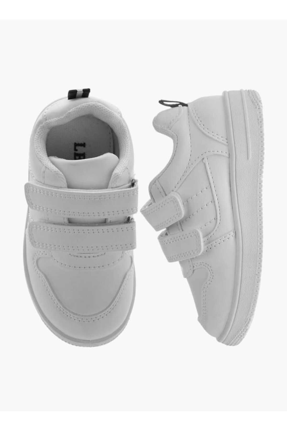 LBL by Shoexpress-Stitch Detail Sneakers with Hook and Loop Closure 1