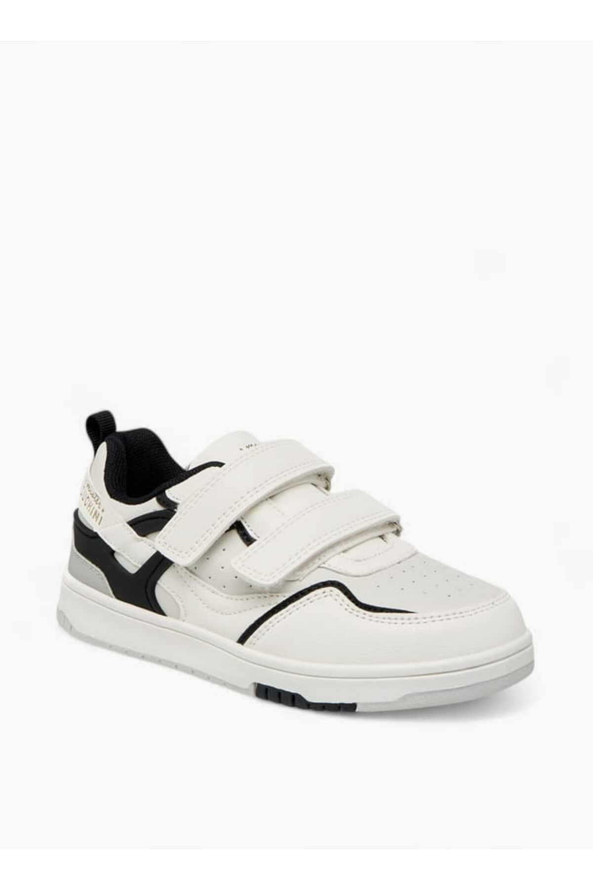 Mister Duchini-Panelled Sneakers with Hook and Loop Closure 2