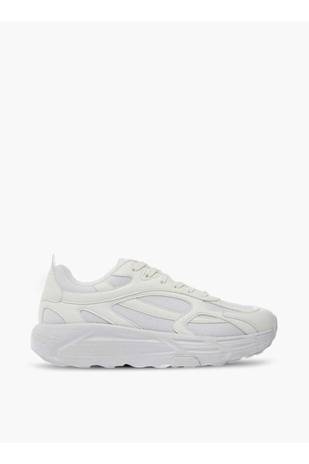 LBL by Shoexpress-LBL by Shoexpress Panelled Sneakers with Lace-Up Closure 3