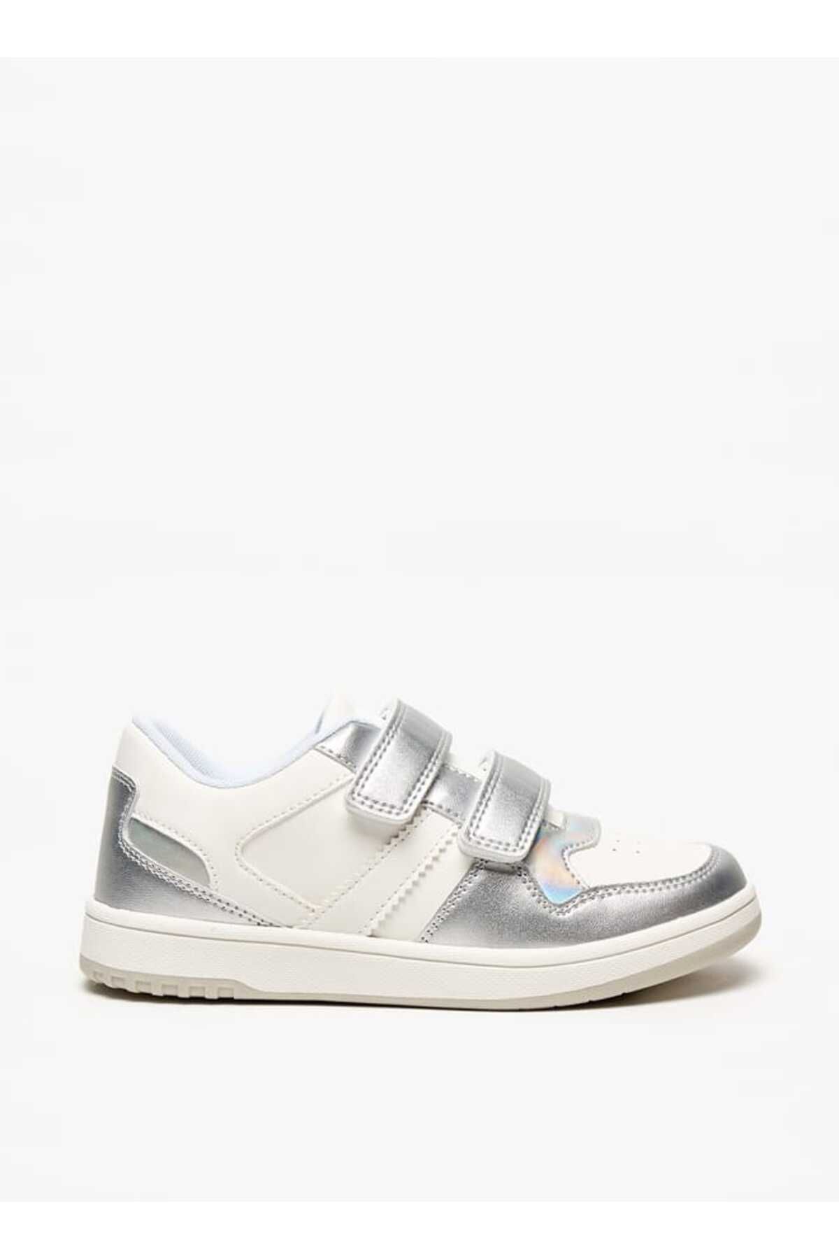 Little Missy-Colourblock Sneakers with Hook and Loop Closure 3