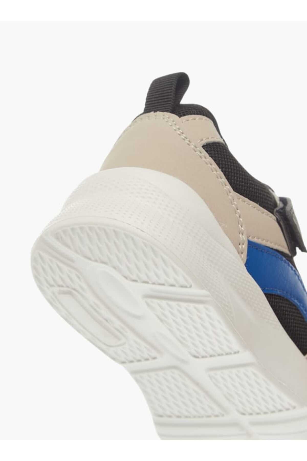 LBL by Shoexpress-Panelled Sneakers with Hook and Loop Closure 5