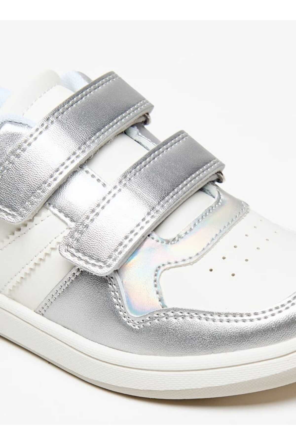 Little Missy-Colourblock Sneakers with Hook and Loop Closure 5