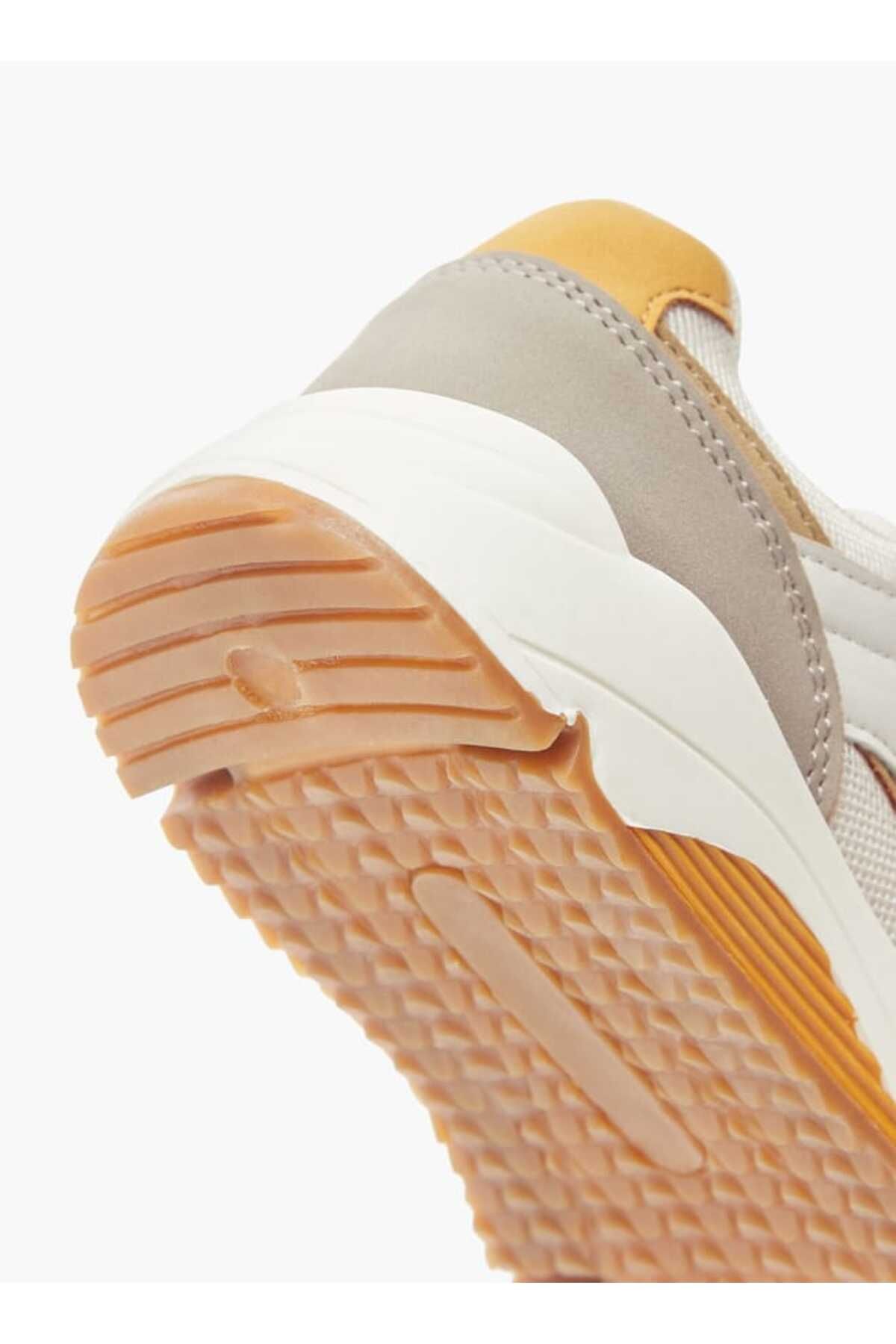 Juniors-Panelled Sneakers with Hook and Loop Closure 5