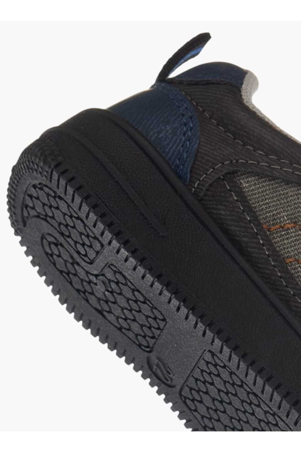 LBL by Shoexpress-Panelled Sneakers with Hook and Loop Closure 5