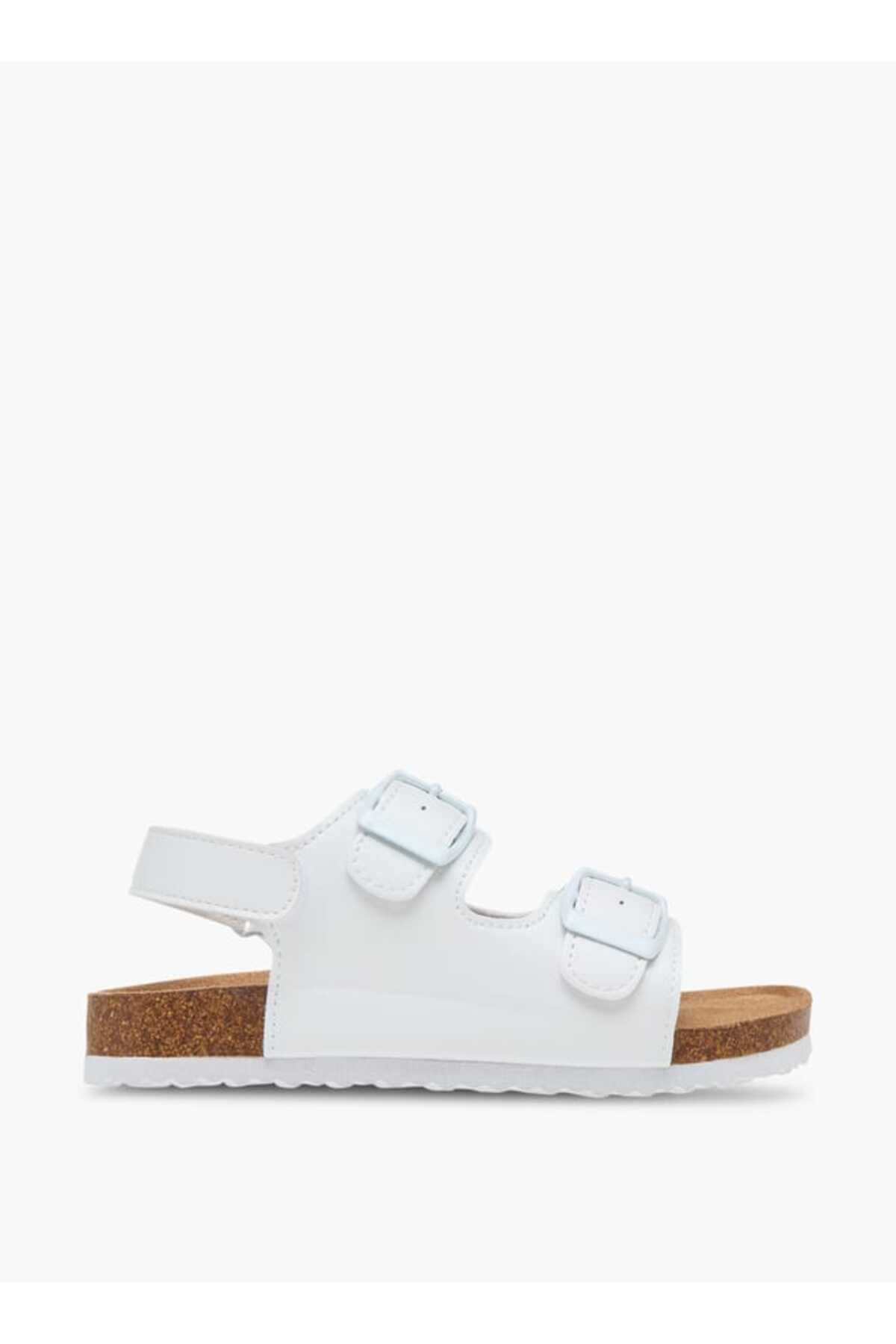 LBL by Shoexpress-Solid Sandals with Hook and Loop Closure 2