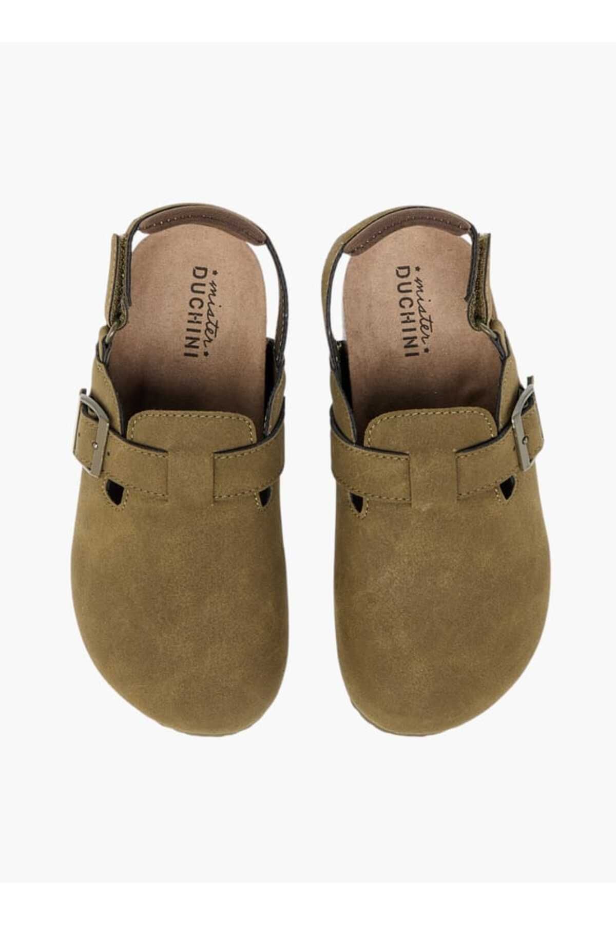 Mister Duchini-Boys' Solid Closed Toe Sandals with Hook and Loop Closure 1