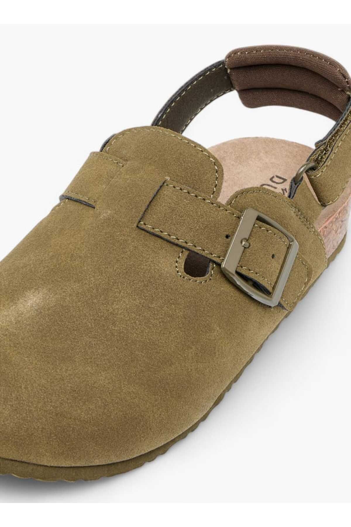 Mister Duchini-Boys' Solid Closed Toe Sandals with Hook and Loop Closure 4
