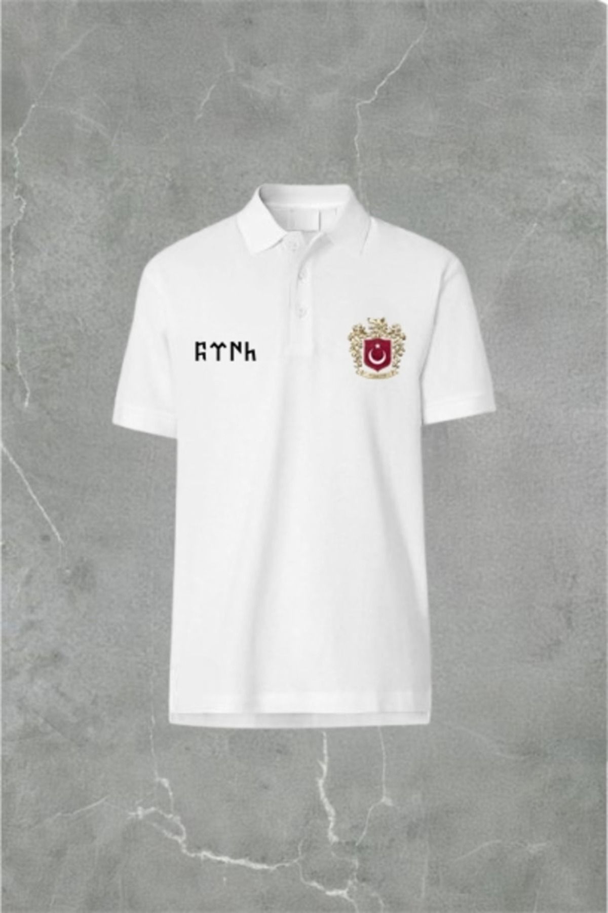 DWN WEAR TÜRK TURAN POLO YAKA T-shirt TEKLİ