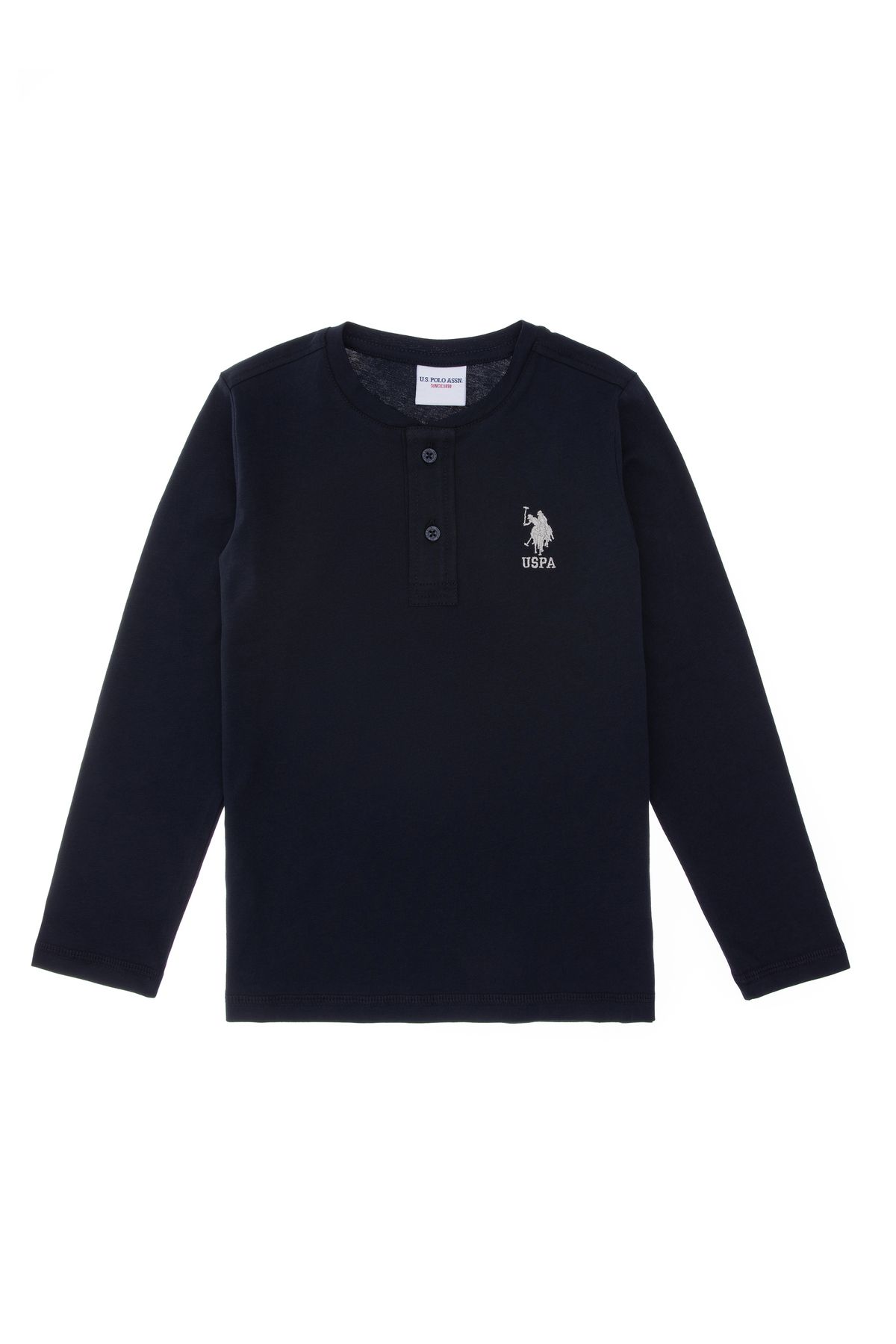 U.S. Polo Assn.-Boy's Navy Blue Basic Sweatshirt 50297420 -Vr033 2