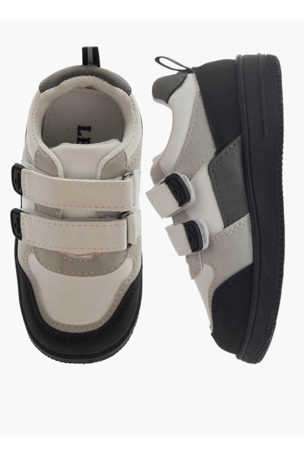 LBL by Shoexpress-Panelled Sneakers with Hook and Loop Closure 1