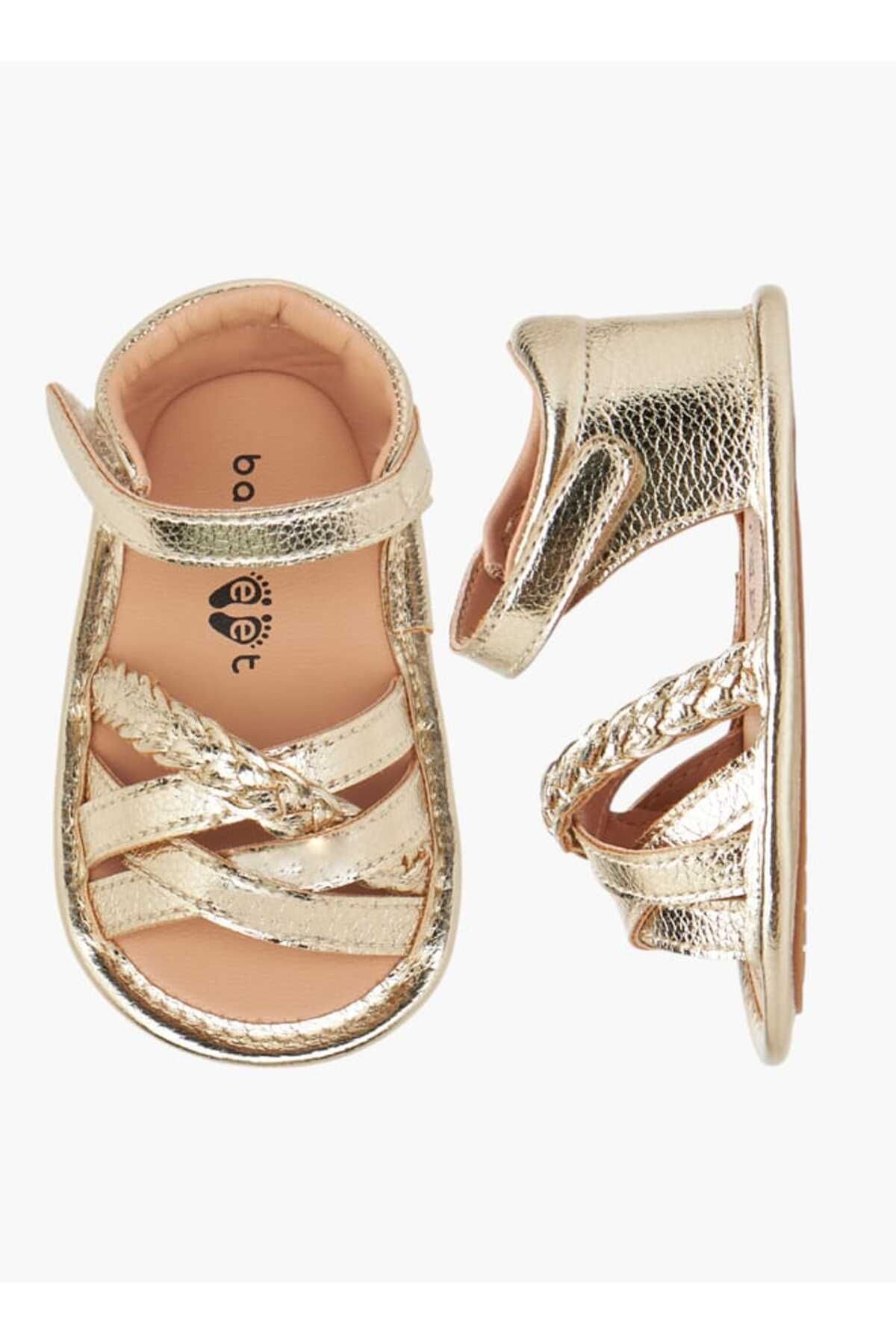 Barefeet-Butterfly Textured Sandals with Hook and Loop Closure 1
