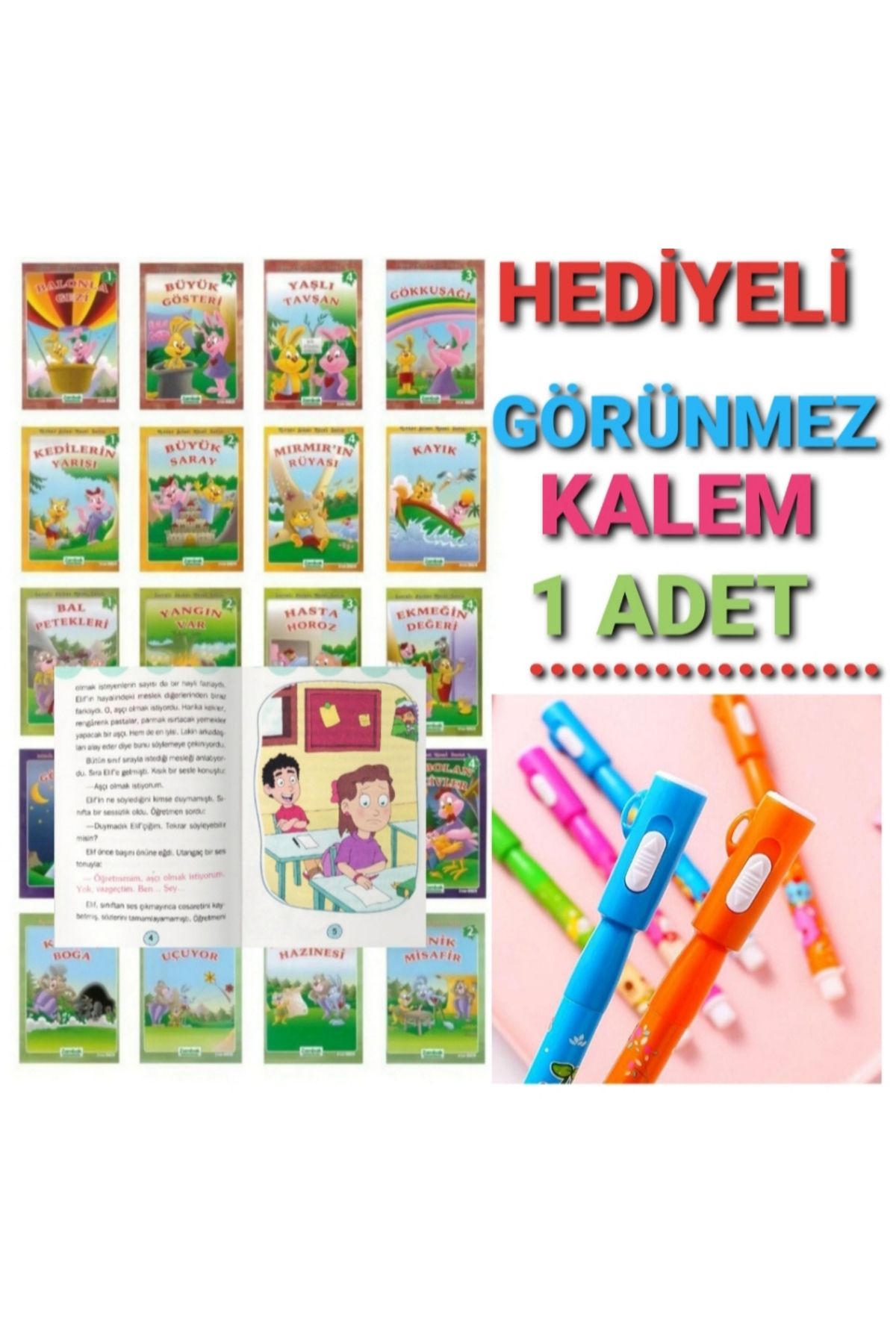 Yuka Kids 1. Sınıflar Için Tavsiyeli Kolay Okuma Hikaye Kitapları Seti Tam 23 Adet - HEDİYELİ