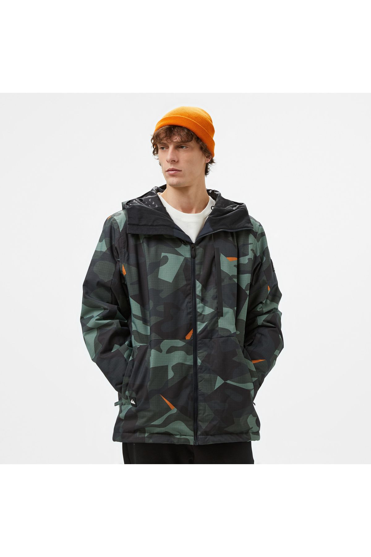 Quiksilver Mission Printed Erkek Renkli Kayak Montu