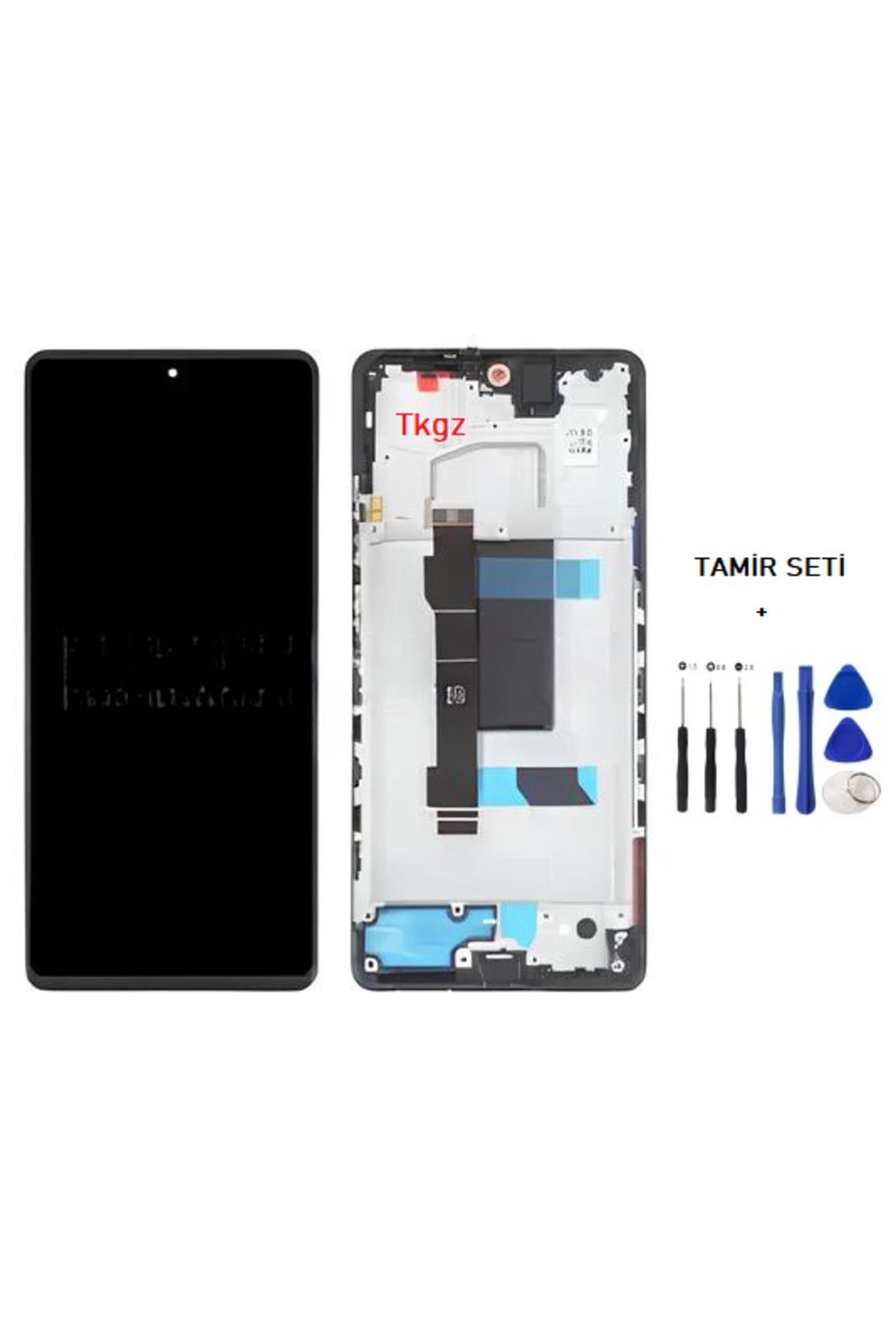 tkgz Xiaomi Redmi NOTE 12 PRO -5G- Uyumlu Lcd Ekran Dokunmatik ÇITALI + TAMİR SETİ