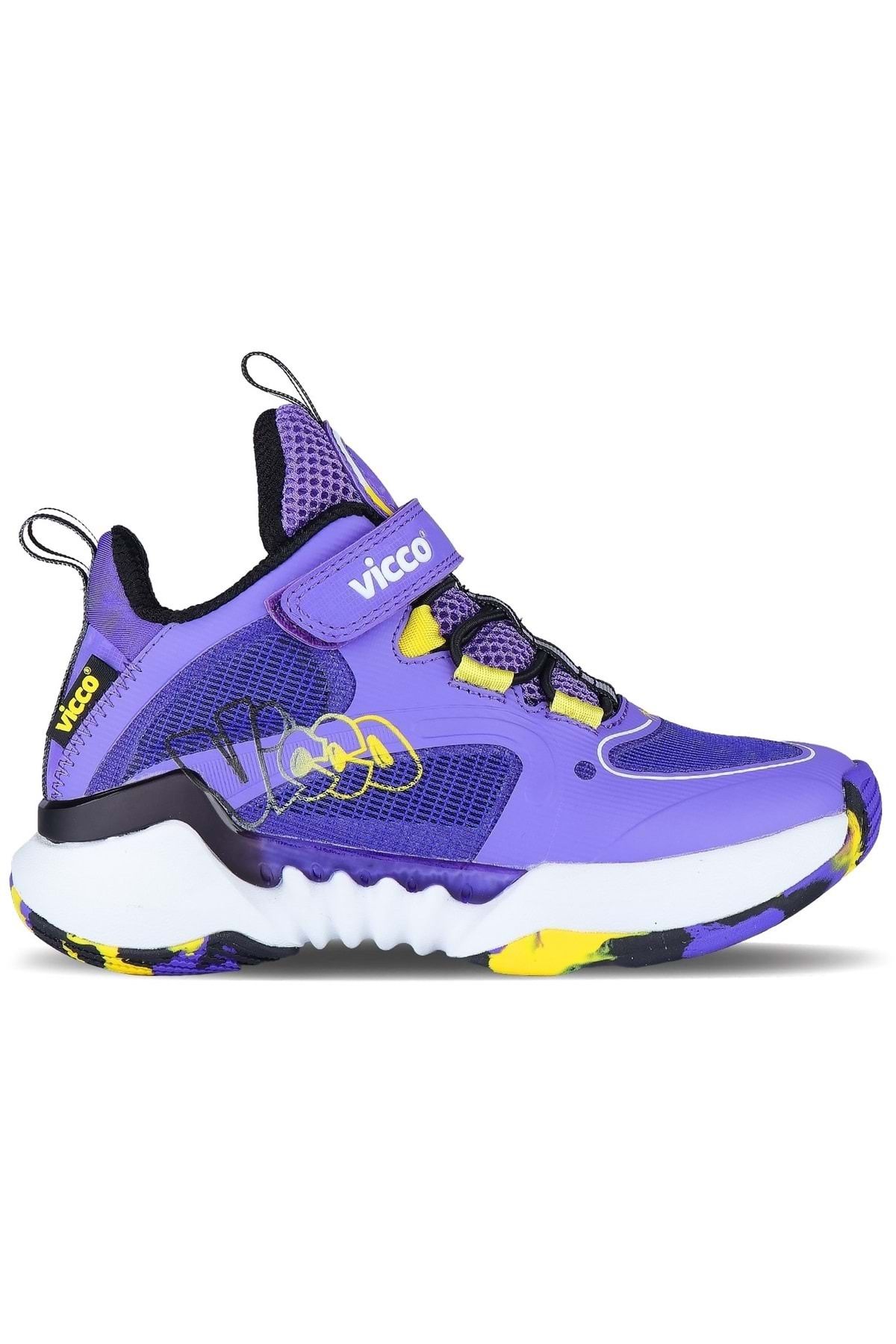 Vicco-Lilac Scan Filet Phylon Boots 3