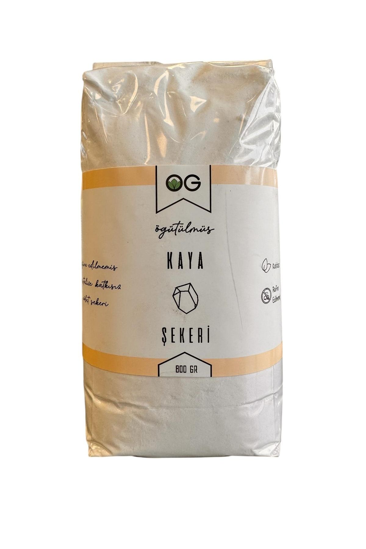 OG natural OGNatural Öğütülmüş Kaya Şekeri (800 GR)