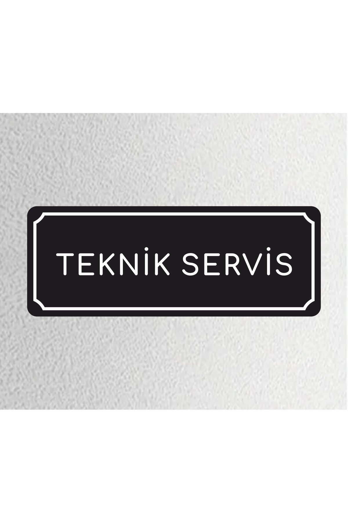 zafrakreklam TEKNİK SERVİS -Ofis Departman Kapı İsimliği, Yönlendirme Levhası 24x9 Cm 4mm