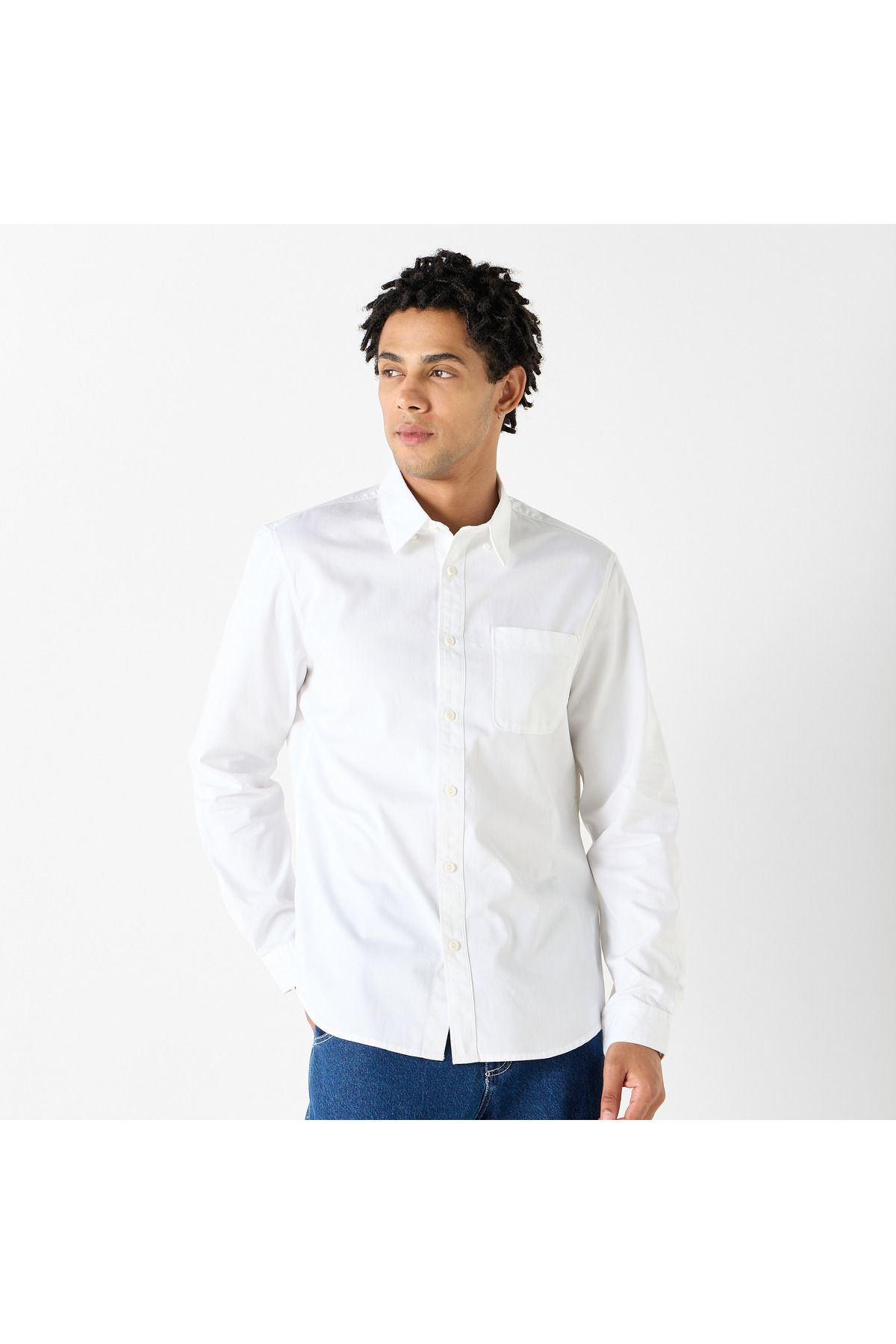 Lee Cooper-Regular Fit Shirt With Collar And Pocket 1