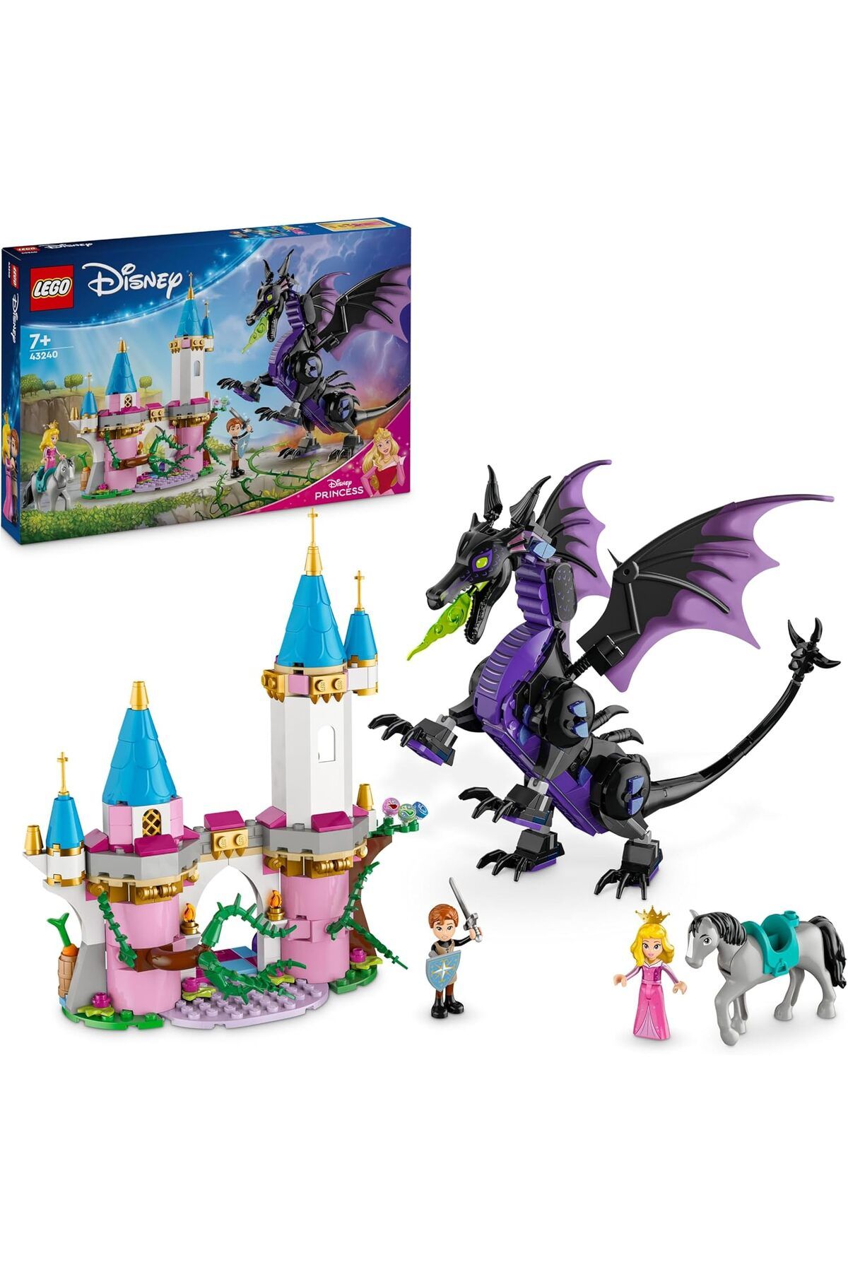 STOREMAX jvnnastore Princess Malefiz’in Ejderha Formu 43240 – 7 Yaş ve Üzeri Uyuyan Güzel Hayranları