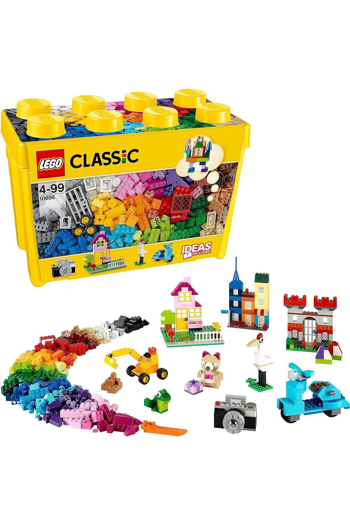 STOREMAX mhmtshp Classic LEGO® Büyük Boy Yaratıcı Yapım Kutusu 10698-4 Yaş ve Üzeri Çocuklar İçin